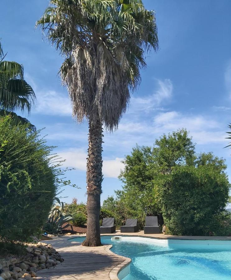 Beautiful Villa With A Stunning View Roujan エクステリア 写真