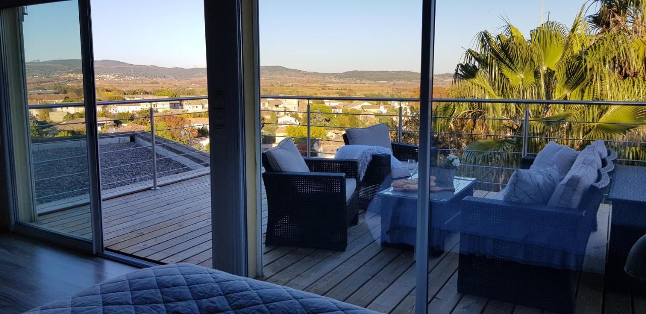 Beautiful Villa With A Stunning View Roujan エクステリア 写真