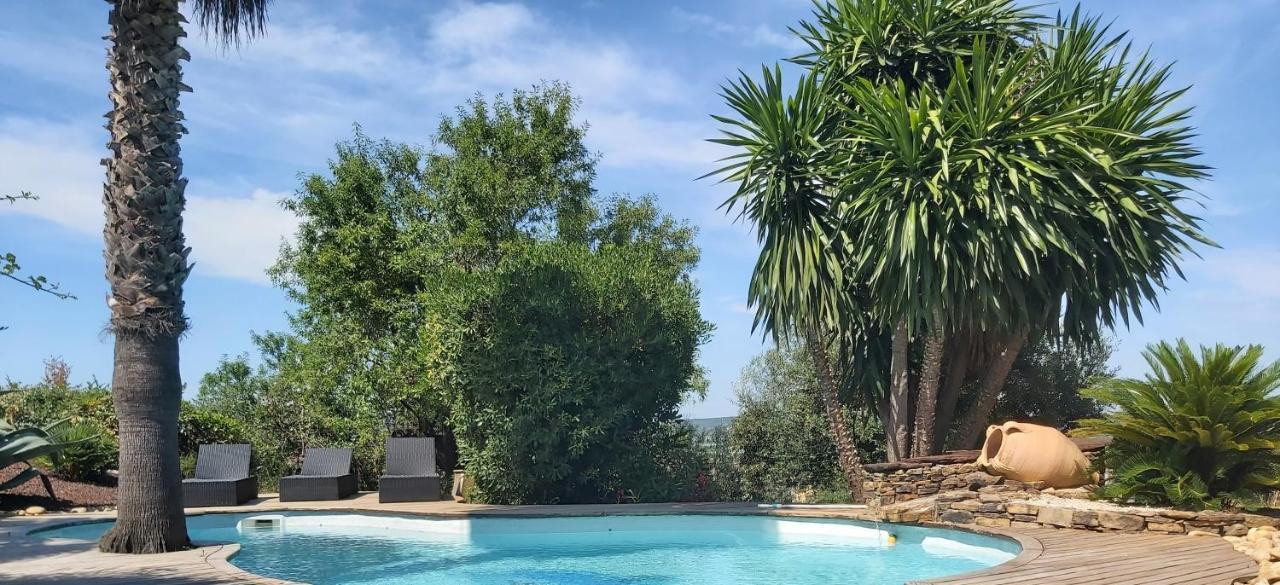Beautiful Villa With A Stunning View Roujan エクステリア 写真