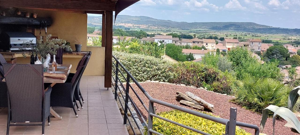 Beautiful Villa With A Stunning View Roujan エクステリア 写真